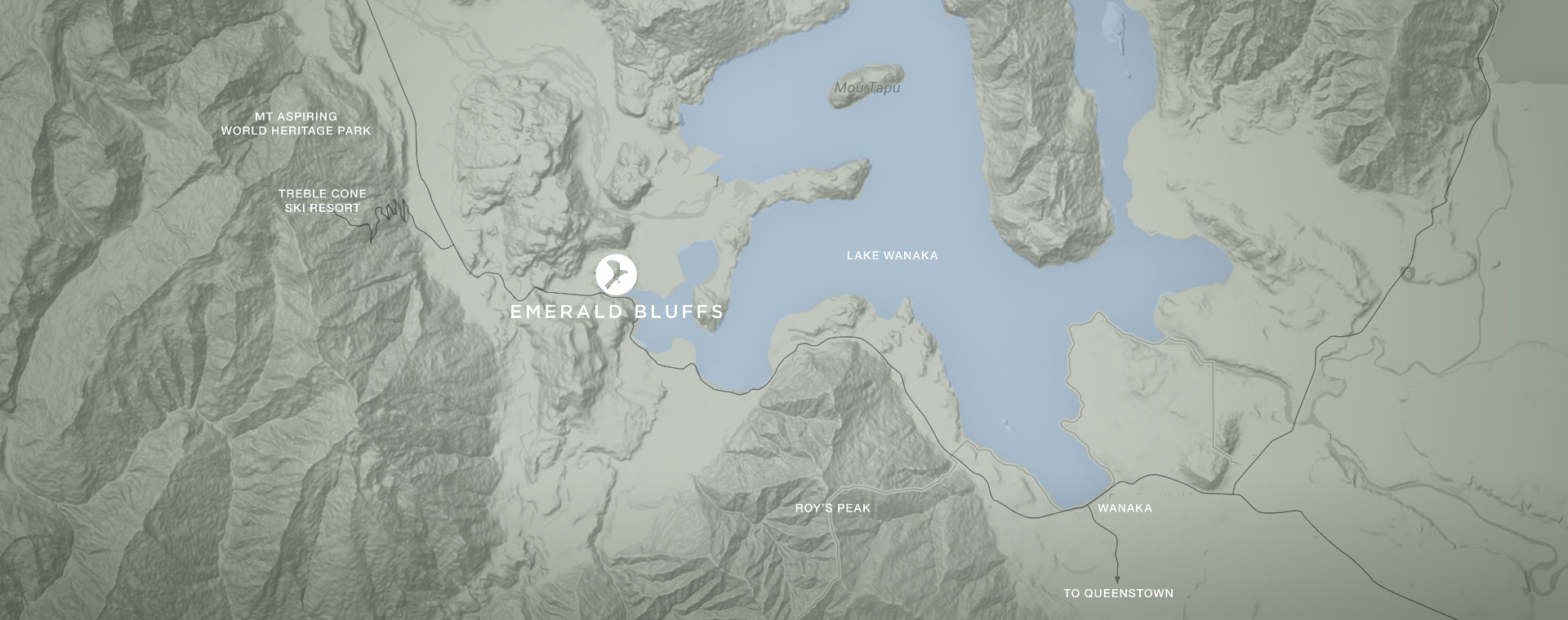 Emerald Bluffs location map